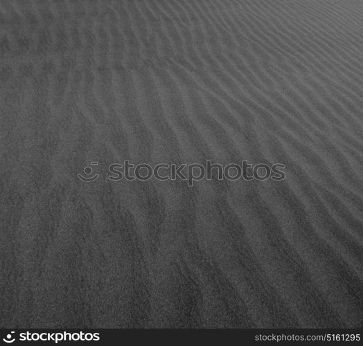 the empty quarter and outdoor sand dune in oman old desert rub al khali