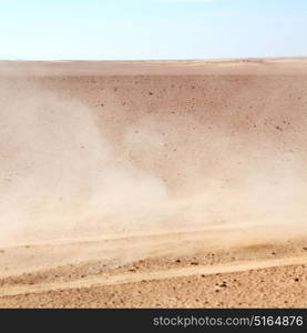 the empty quarter and outdoor sand dune in oman old desert rub al khali