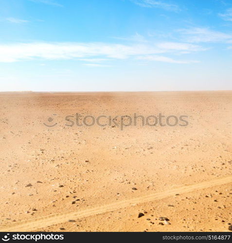 the empty quarter and outdoor sand dune in oman old desert rub al khali