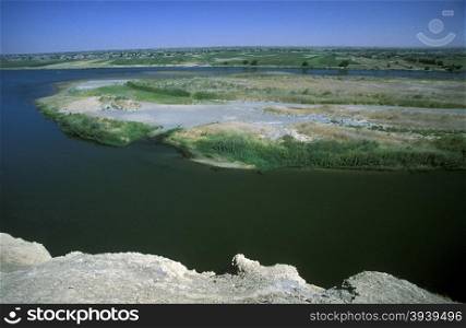 the euphrates river near the city of Deir ez zur in the east of Syria in the middle east. MIDDLE EAST SYRIA EUPHRAT RIVER DEIR EZ ZUR