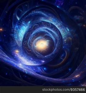The eye at the center of the Universe , Conceptual artwork 
