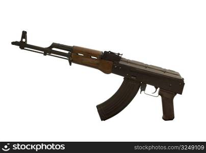 The famous AK-47 kalashnikov assault rifle. Well know all alround the world and in all conflict zone