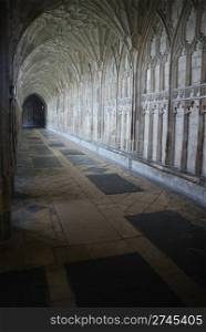 the famous Cloister in Gloucester Cathedral, England (United Kingdom)