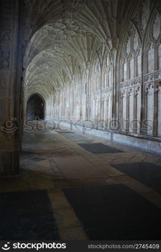 the famous Cloister in Gloucester Cathedral, England (United Kingdom)
