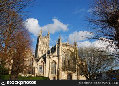 the famous Gloucester Cathedral, England (United Kingdom)
