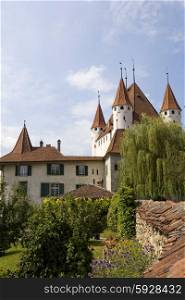 The famous Thun castle in Switzerland