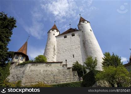 The famous Thun castle in Switzerland