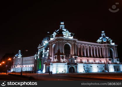 The Farmers&rsquo; Palace in Kazan. Building of the Ministry of agriculture and food, Republic of Tatarstan, Russia