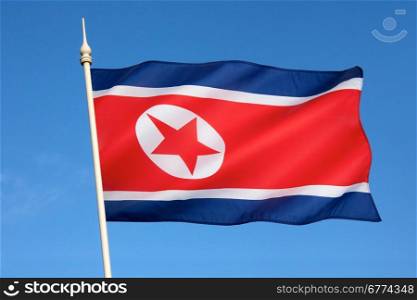 The flag of North Korea was adopted on 8 September 1948, as the national flag and ensign of this isolationist Stalinist state.