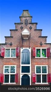 The Flemish Gable in the Dutch City of Amersfoort