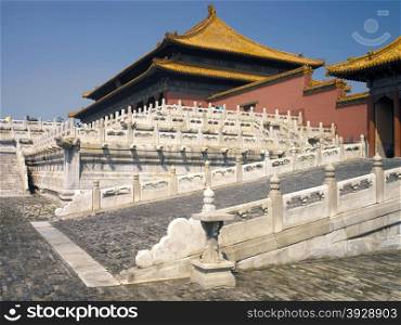 The Forbidden City in Beijing in the Peoples Republic of China.