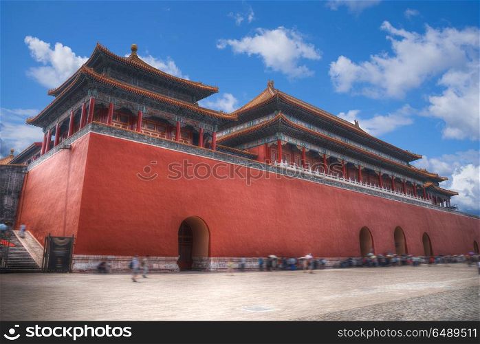 The Forbidden City is the largest palace complex in the world. Located in the heart of Beijing, China. Forbidden City is the largest palace complex in the world.