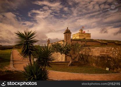 the Fort of Santa Luzia near the city of Elvas in Alentejo in Portugal. Portugal, Elvas, October, 2021