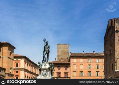 "The Fountain of Neptune is a monumental fountain which is located in Piazza Nettuno in Bologna, the Bolognese call it familiarly as "the Giant""