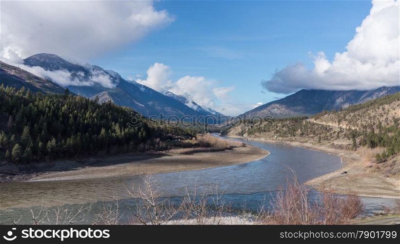 The Fraser River near Lytton in the Fraser Canyon