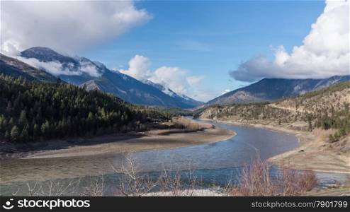 The Fraser River near Lytton in the Fraser Canyon