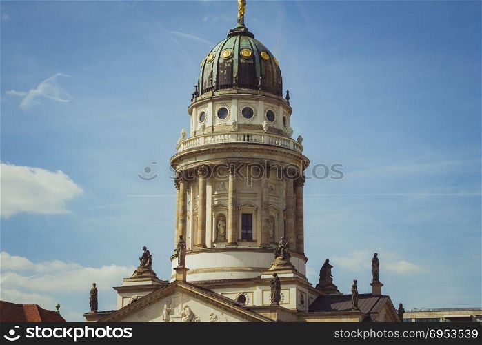 The French cathedral in the city of berlin.