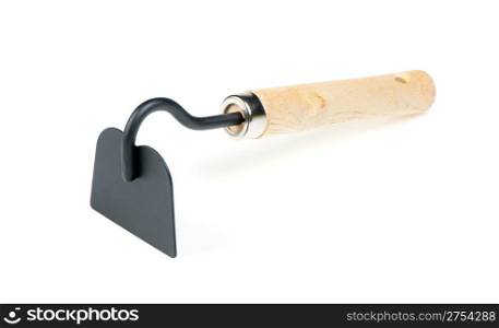 The garden tool a chopper. Isolated on a white background