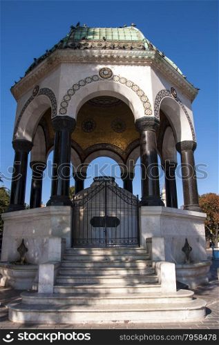 The German Fountain in Sultanahmet District, Istanbul, Turkey