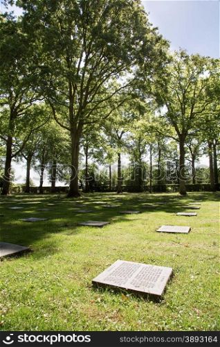 The German Military Cemetery of World War I in Vladslo Belgium