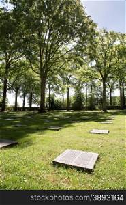 The German Military Cemetery of World War I in Vladslo Belgium