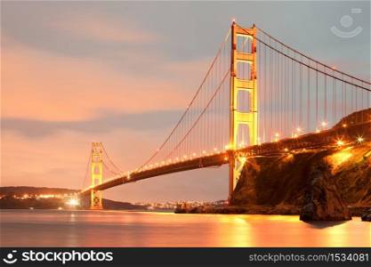 The Golden Gate Bridge, San Francisco, California, USA