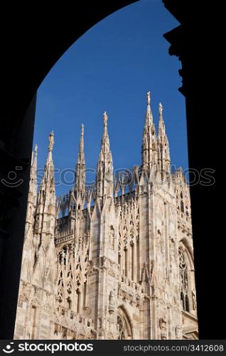 The Gothic cathedral took nearly six centuries to complete. It is the fourth largest cathedral in the world and by far the largest in Italy.