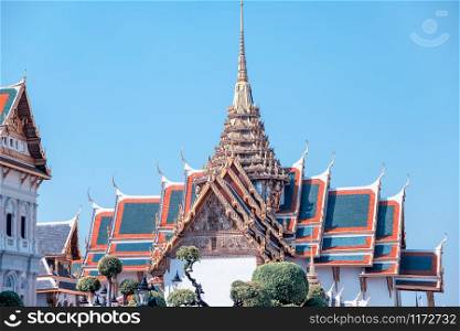 The Grand Palace is a complex of buildings at the heart of Bangkok, Thailand.