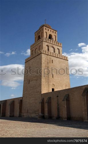 The Great Mosque from Kairouan, Tunisia - UNESCO World Heritage Site