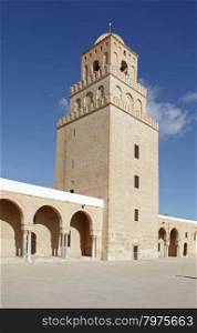 The Great Mosque from Kairouan, Tunisia - UNESCO World Heritage Site