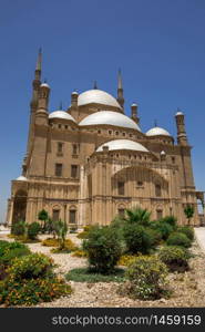 The Great Mosque of Muhammad Ali Pasha in the Citadel of Cairo in Egypt