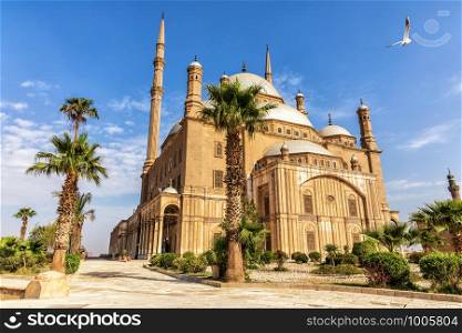 The Great Mosque of Muhammad Ali Pasha or Alabaster Mosque in the Citadel of Cairo in Egypt.. The Great Mosque of Muhammad Ali Pasha or Alabaster Mosque in the Citadel of Cairo in Egypt
