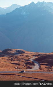 The Grossglockner High Alpine Road, Brennkogel. High Tauern National Park