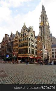 The Grote Markt Antwerp Belgium