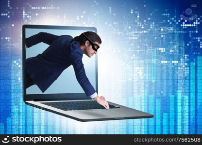 The hacker man trying to steal personal data. Hacker man trying to steal personal data