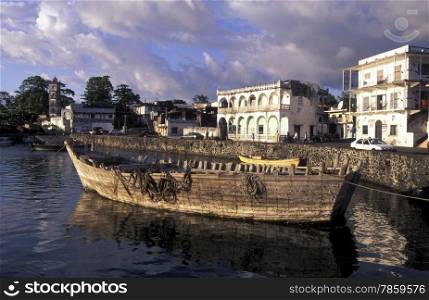 the Harbour in the city of Moroni in the Island of Comoros in the Indian Ocean in Africa . AFRICA COMOROS