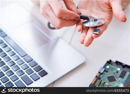 The hard drive repair and data recovery with restoration. Hard drive repair and data recovery with restoration