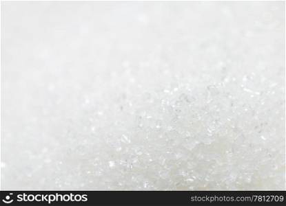 The heap of sugar, close-up. Sugar