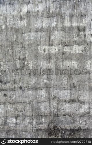 The high detailed rough white brick wall