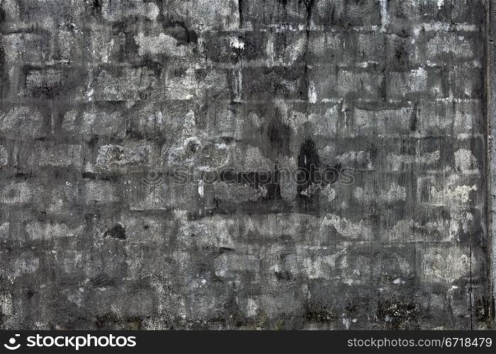 The high detailed rough white brick wall