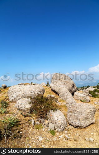 the hill in asia turkey selge old architecture ruins and nature