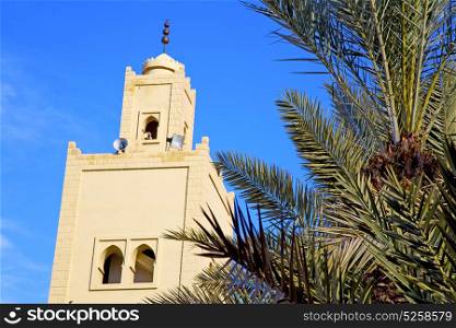 the history symbol in morocco africa minaret religion and blue sky