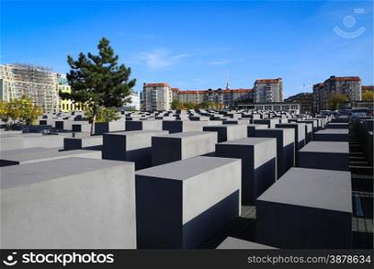 The Holocaust Memorial in Berlin, Germany.