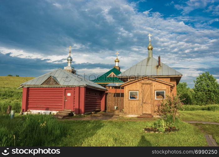 The Holy Source of St. Nikita the Stylite at the Nikitsky Monastery, Pereslavsky District, Yaroslavl Region, Russia.