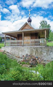 The Holy Spring of St. Nicholas the Wonderworker near the village of Chubukovo, Uglichsky District, Yaroslavl Region, Russia.