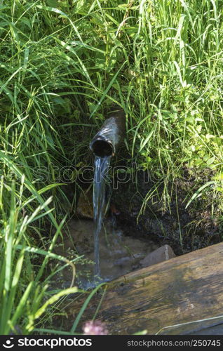 The Holy Spring of St. Tikhon Lukhovsky near the village of Aleevo, Krasnoselsky District, Kostroma Region, Russia.