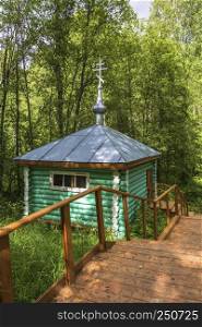 The Holy Well of St. Macarius Pisemsky in the village of Makariy on the Letter, Buysky District, Kostroma Region, Russia.