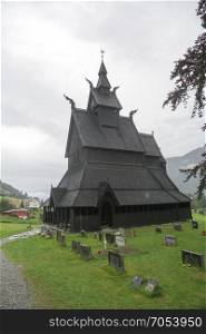 The Hopperstad stave church near Vik in Norway