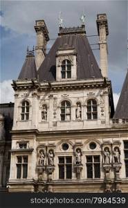 The Hotel de Ville or Paris city hall