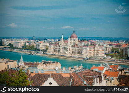 The Hungarian Parliament, Budapest, Hungary.